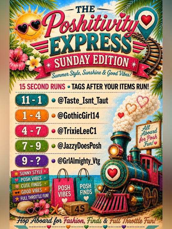 Handbags - Sunday Poshitivity Express Train - Summer Solstice